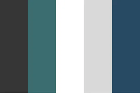 Rainbow Color Palette Guide Stock Illustration