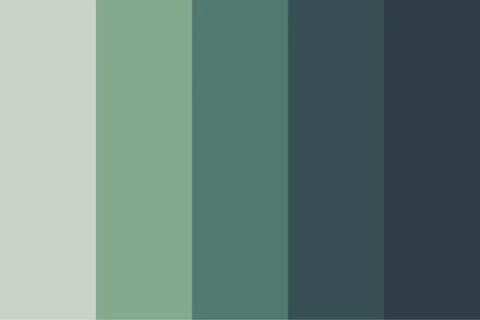 Rainbow Color Palette Guide Stock Illustration
