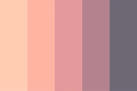 Rainbow Color Palette Guide Stock Illustration