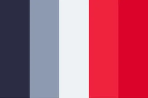 Rainbow Color Palette Guide Stock Illustration