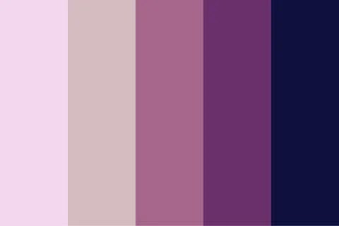 Rainbow Color Palette Guide Stock Illustration