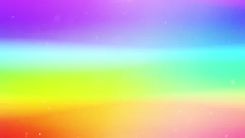 Rainbow color with particle blur floating background Video stock 322898148