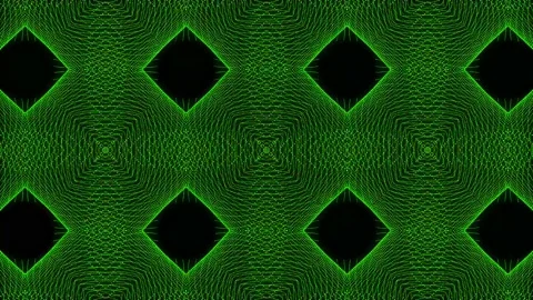 Rainbow color Pattern gothic design animation motion graphics Stock Footage 155261554