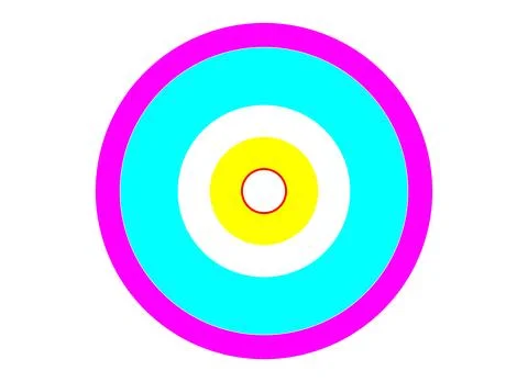 Rainbow color ring pattern 스톡 일러스트