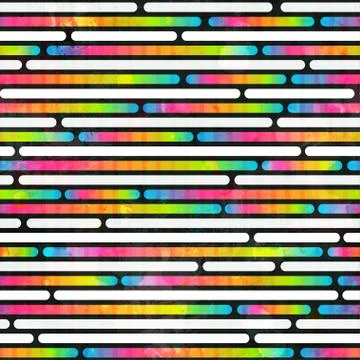 Rainbow color stripes seamless pattern Stock Illustration