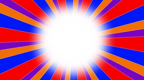 Rainbow color wheel 库存影片 8649751