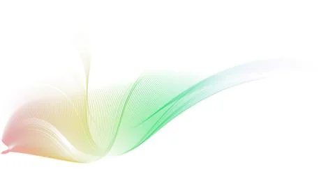 Rainbow colored motion lines background Stock Illustration