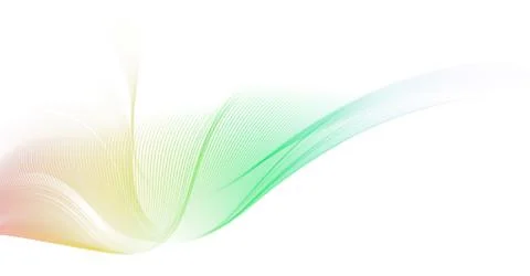 Rainbow colored motion lines background Stock Illustration