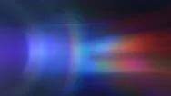Rainbow Colored Prism Lens Effect Abstract Background Stock Footage