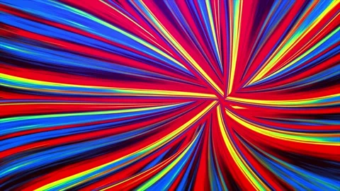 Rainbow-Colored Ribbons Background 스톡 동영상 165194485