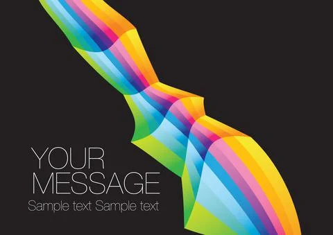 Rainbow colorful background layout Stock Illustration