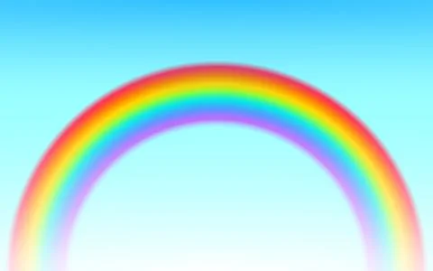 Rainbow colorful blurred background. Gradient grid smooth blend mesh. Bright Illustrazione stock
