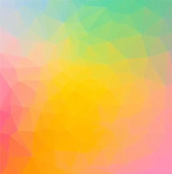 Rainbow colorful composition with triangle shapes Illustrazione stock