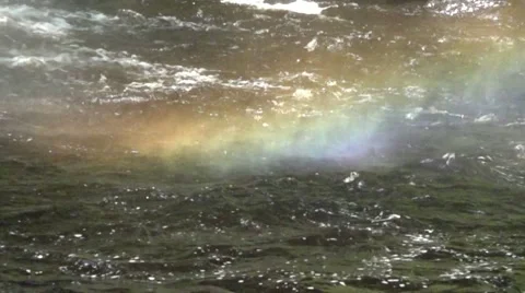 Rainbow, Colorful, Diffraction, Dispersion, Light Stock Footage 40028635