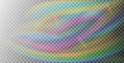 Rainbow colorful light prism effect, background. Hologram reflection, cryst.. Stock Illustration