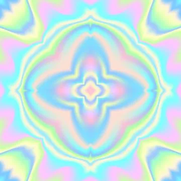 Rainbow colors abstract vector background. Holographic effect seamless pattern Stock Illustration