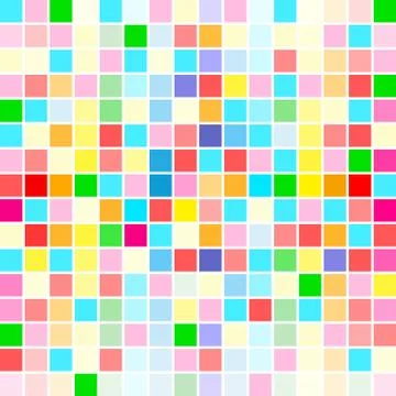Rainbow colors are random scattered Stock Illustration