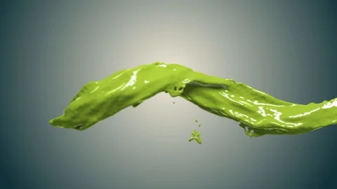 Rainbow colors, fluid simulation. spilled paint 스톡 동영상 125904427