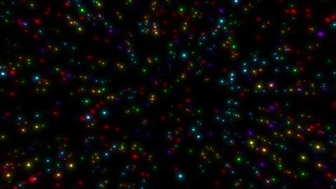 Rainbow colors flying lines abstract intro opener 4K video looped transition Stock Footage 302080144