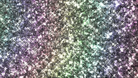 Rainbow colors glitter sparkling multicolor background Stock Footage 131033581
