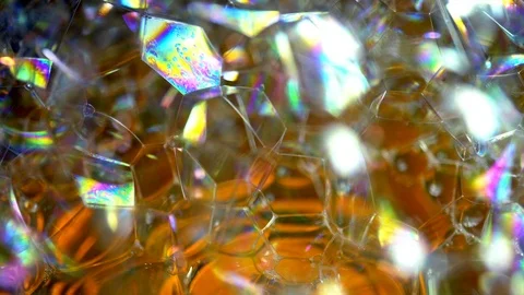 Rainbow colors, particle psychedelic movement Stock Footage 80910792