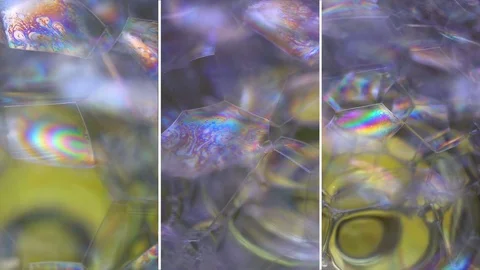 Rainbow colors, particle psychedelic movement, montage Stock Footage 80924449
