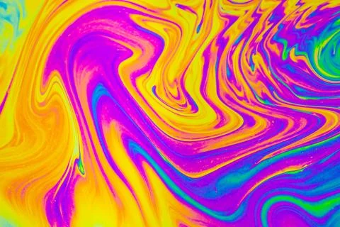 Rainbow colors. Psychedelic multi colored patterns background. Photo macro .. イラスト素材