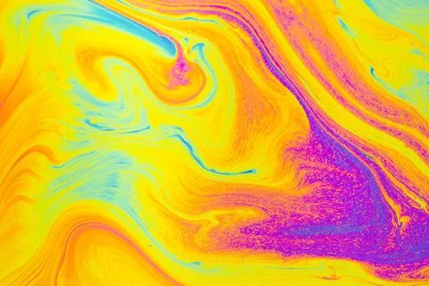 Rainbow colors. Psychedelic multi colored patterns background. Photo macro .. 写真素材
