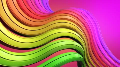 Rainbow Contour Prism line Background Stockillustratie