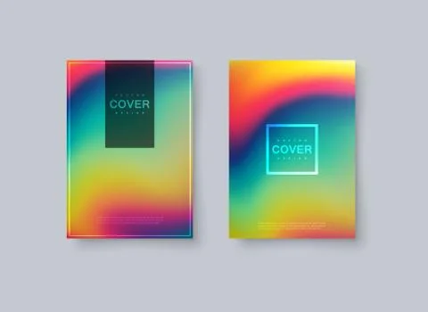 Rainbow covers design. Stock Illustration