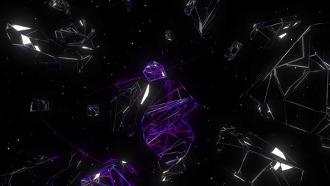 Rainbow crystals Stock Footage 257605885