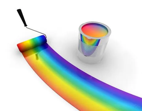 Rainbow decoration Stock Illustration