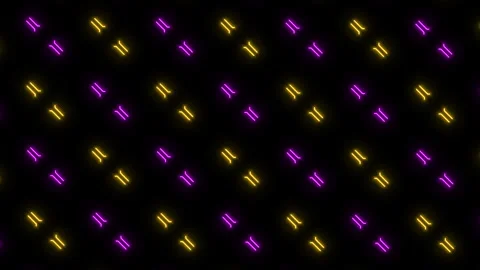 Rainbow digital lines pattern on computer screen Stock Footage 245609230