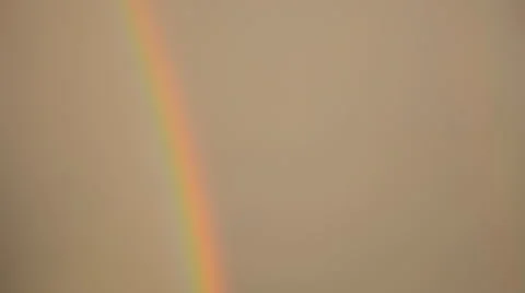 Rainbow in a Dirty Storm Stock Footage 46857343