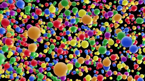 Rainbow DNA molecule from particles on black background and Alpha Channel. Stock Footage 263273701