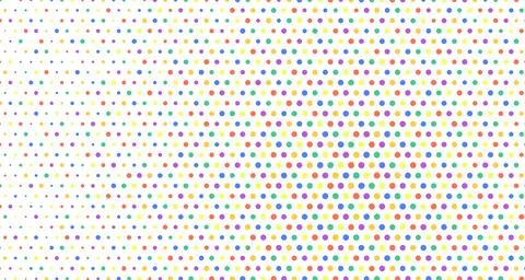 Rainbow dot grid pattern Stock Illustration