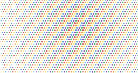 Rainbow dot grid pattern Stock Illustration