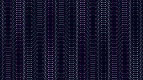 Rainbow dots and lines pattern with neon effect Vídeos de archivo 202046164