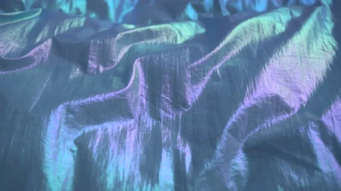 Rainbow Down Jacket Fabric Slider Shot Stock Footage 169482458