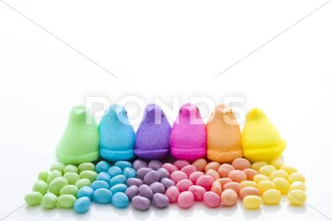 Rainbow easter Stock Photos