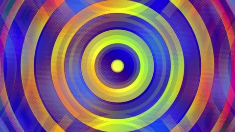 Rainbow Effect Vortex Loop Ready Stock Footage 130188323