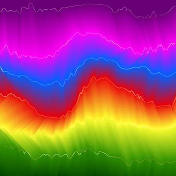 Rainbow energy abstract background Stock Illustration