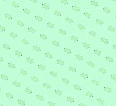 Rainbow ethereal light minimalist single-color tree-form pattern repeat tile in Stock Illustration