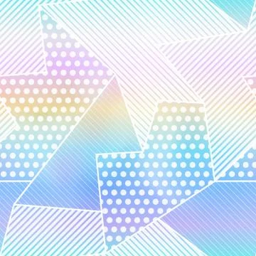 Rainbow fabric seamless pattern Stock Illustration