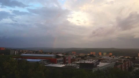 Rainbow fading away. Stock Footage 142124663