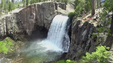 Rainbow Falls Stock Footage 64928805