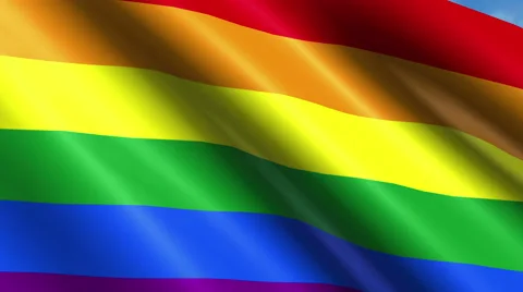 Rainbow Flag Animation – 4K Resolution Ultra HD Stock Footage 41794090