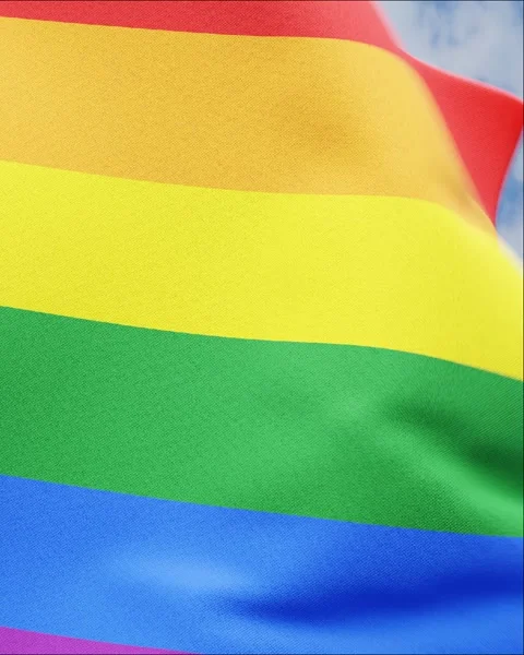 Rainbow flag background Video stock 276219451