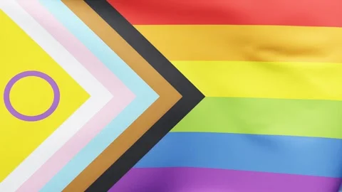 Rainbow flag background Stock Footage 276220002