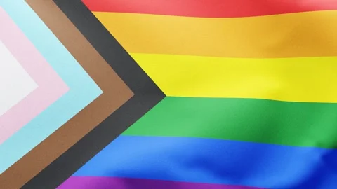 Rainbow flag background Stock Footage 276220072